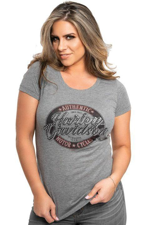 Harley-Davidson Full Circle Ladies Tee-Rolling Thunder Harley-Davidson