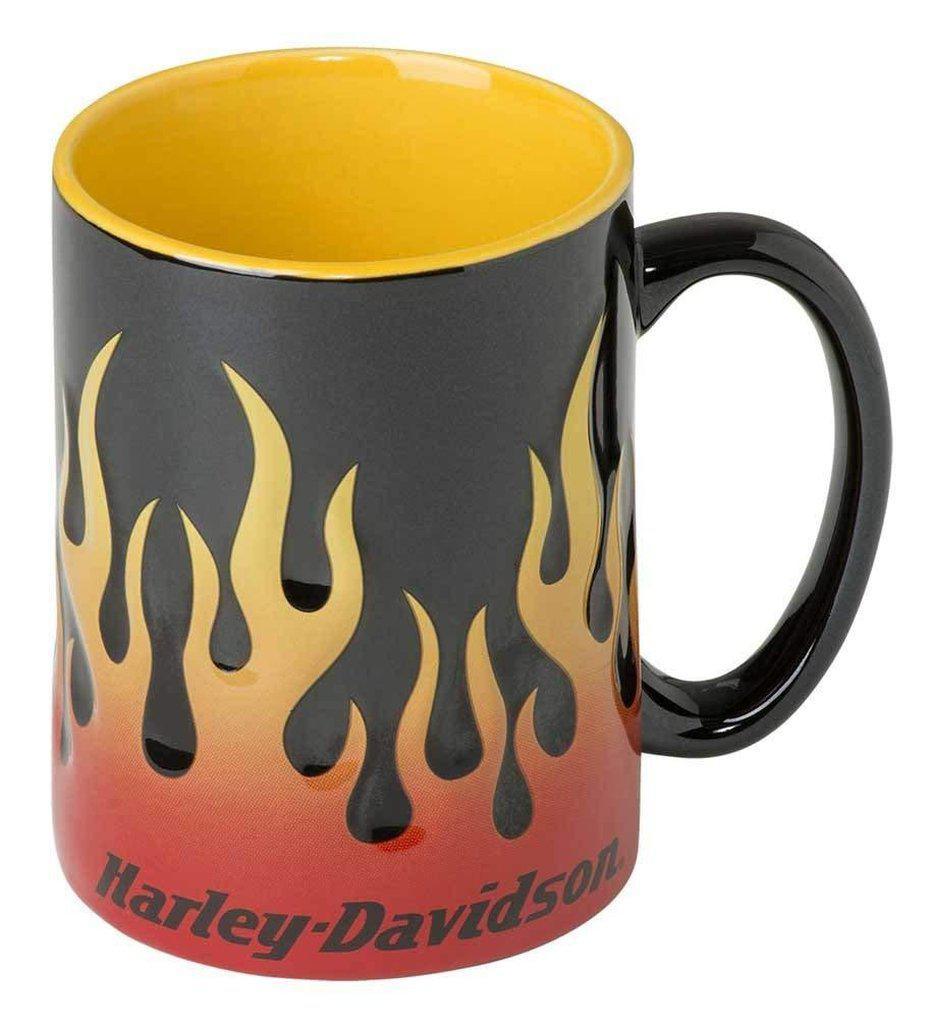 Harley-Davidson Sculpted Flames Mug-HDX98604-Rolling Thunder Harley-Davidson