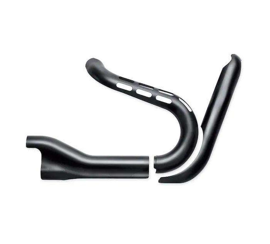 Jet Black Exhaust Shield Kit-65247-09-Rolling Thunder Harley-Davidson