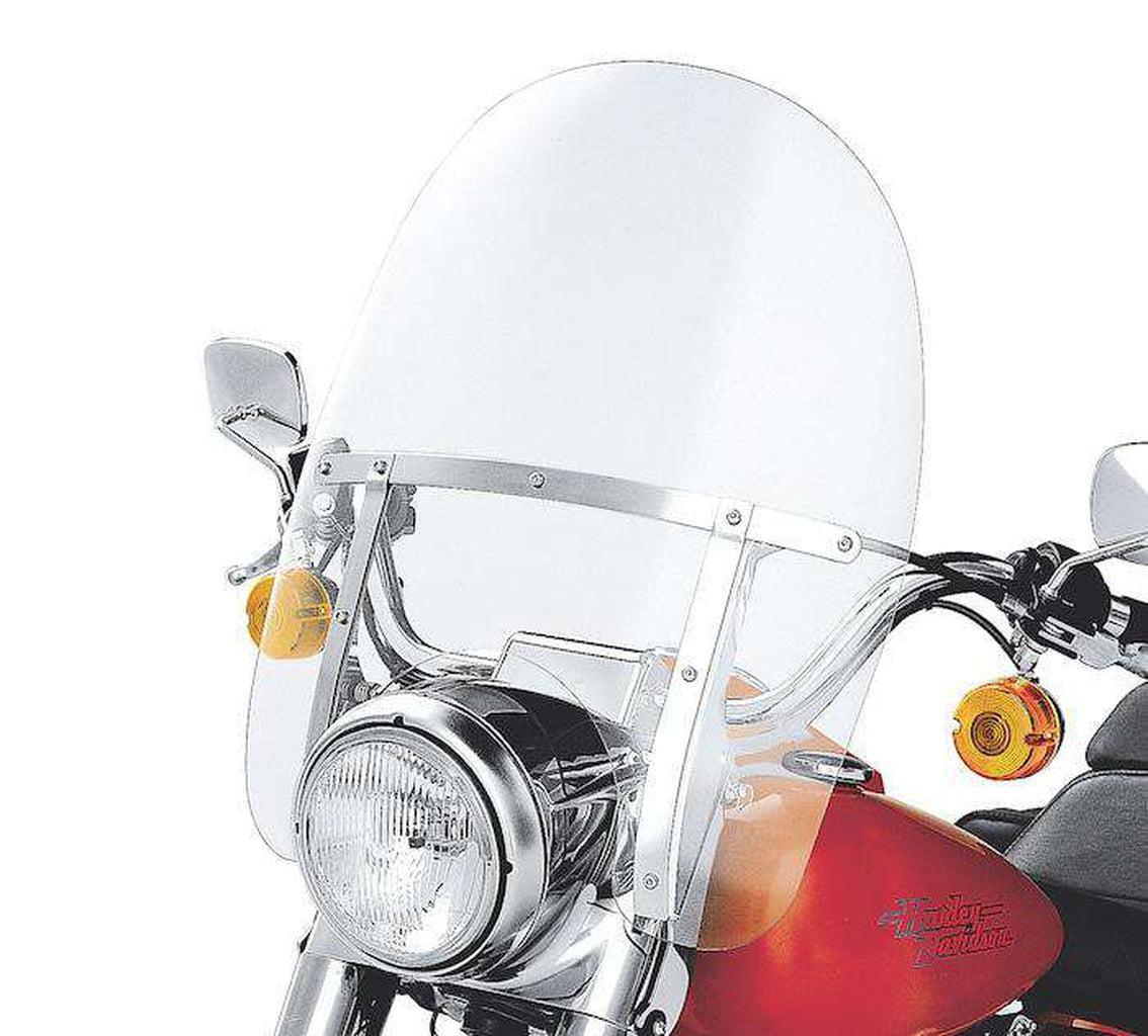King-Size H-D Detachables Windshield For Nacelle Equipped Models Without Auxiliary Lamps - 19 In. Clear-58652-97A-Rolling Thunder Harley-Davidson