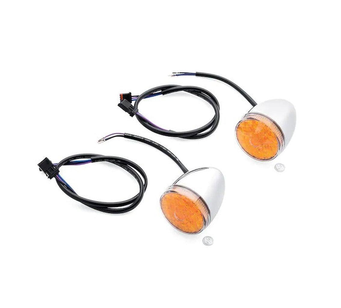 Led Bullet Turn Signal Kit - Front-67800477-Rolling Thunder Harley-Davidson