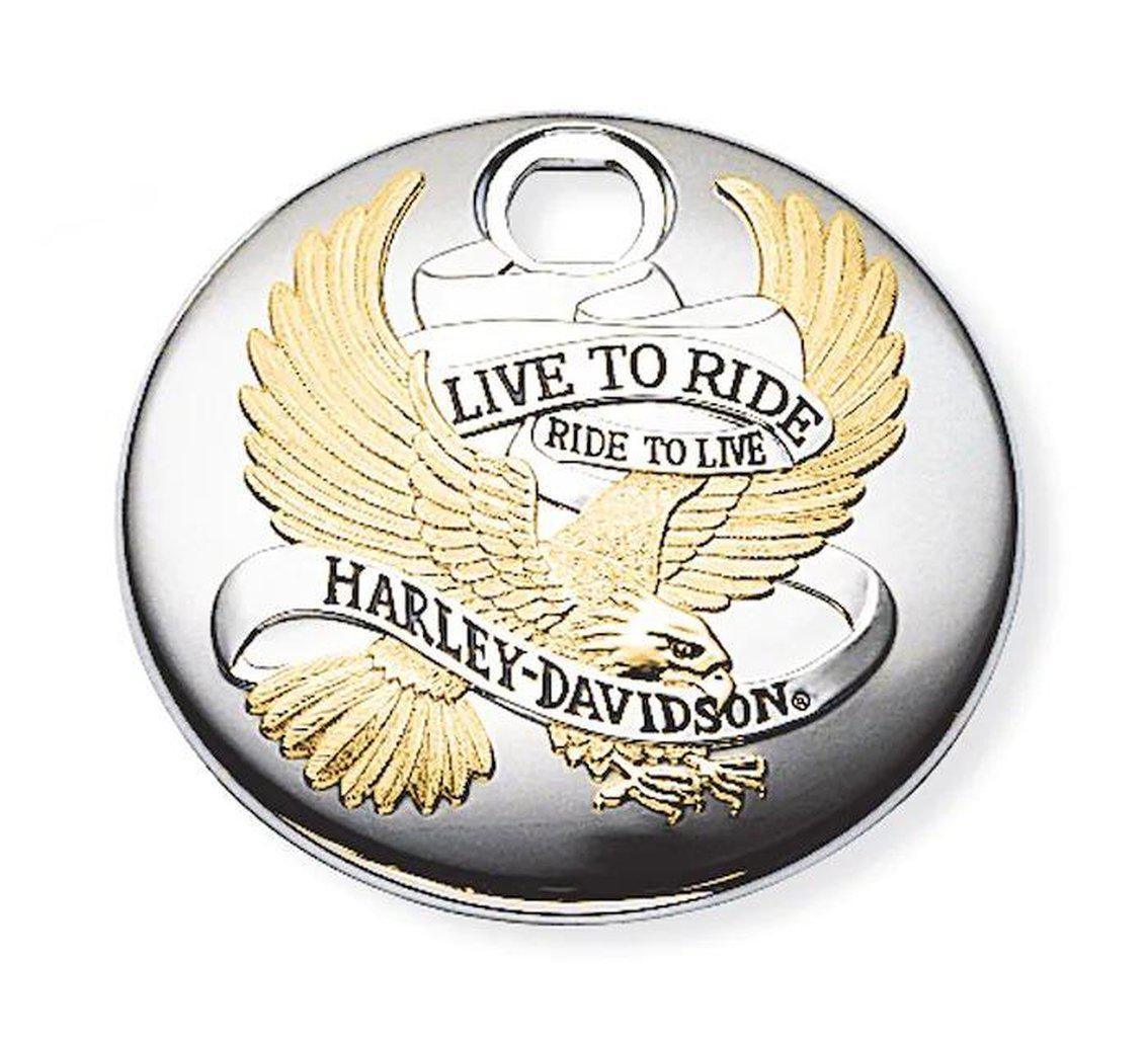 Live To Ride Console Door Cover - '99-'07 Tourer-61286-92T-Rolling Thunder Harley-Davidson