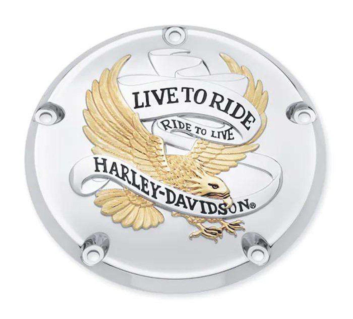 Live To Ride Derby Cover-25340-99A-Rolling Thunder Harley-Davidson
