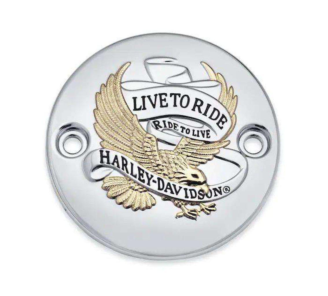 Live To Ride Timer Cover-25600067-Rolling Thunder Harley-Davidson