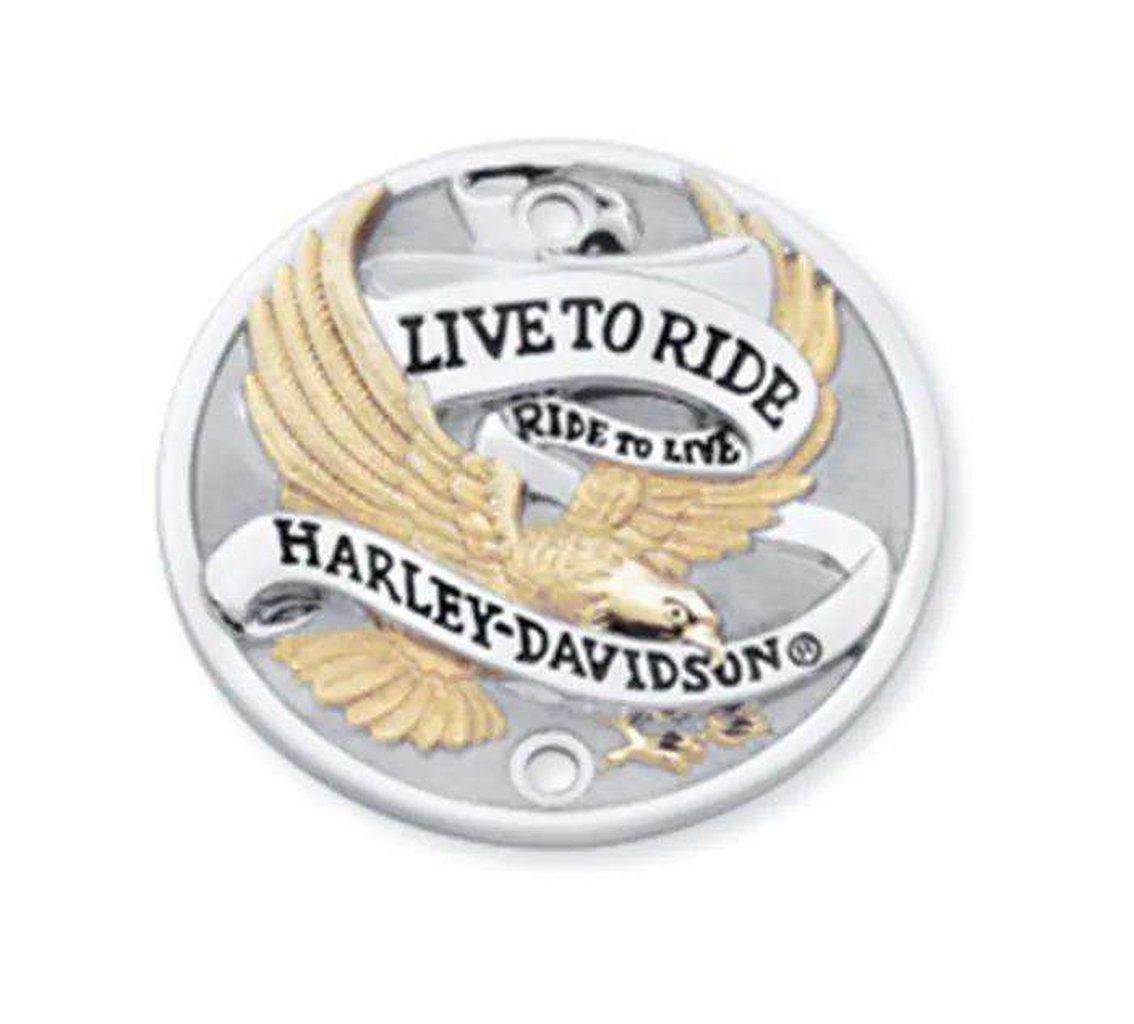 Live To Ride Timer Cover-32585-90T-Rolling Thunder Harley-Davidson