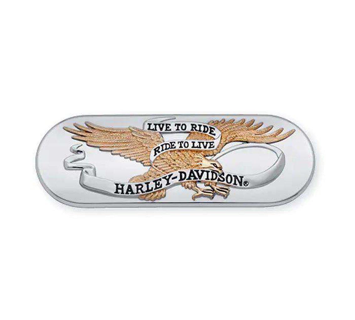 Live To Ride Transmission End Cover Trim-61400025-Rolling Thunder Harley-Davidson