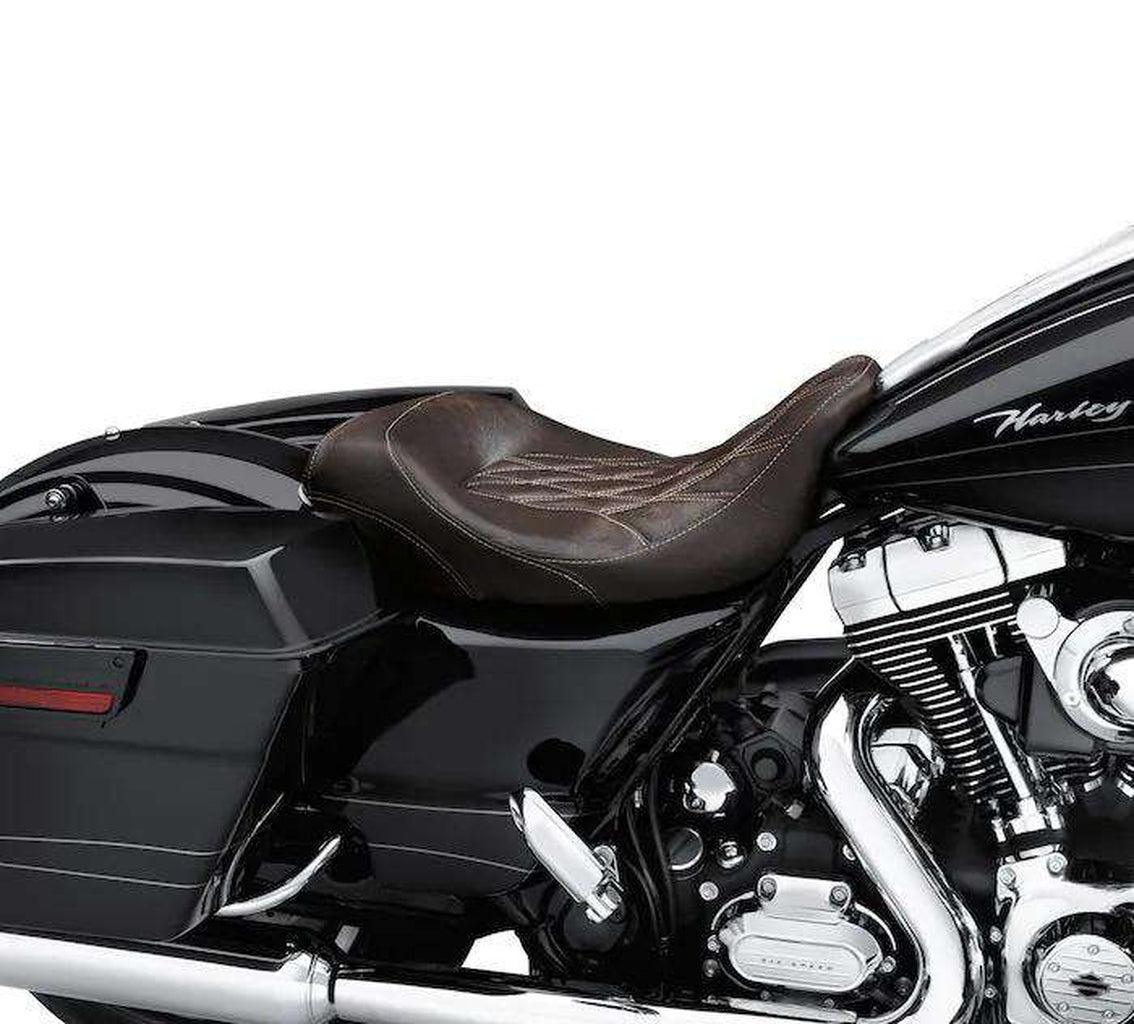Low-Profile Solo Touring Seat - 2009 &amp; Later Tourers-52000057-Rolling Thunder Harley-Davidson