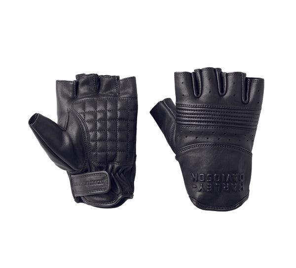 Men'S Harley-Davidson Oakbrook Leather Fingerless Gloves-Rolling Thunder Harley-Davidson