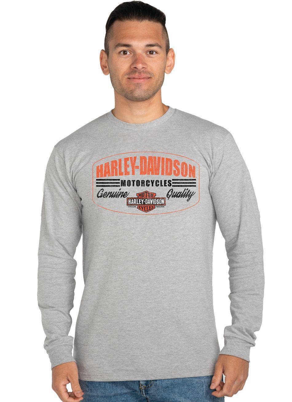 Men'S Tracking Long Sleeve Harley-Davidson Tee-Rolling Thunder Harley-Davidson