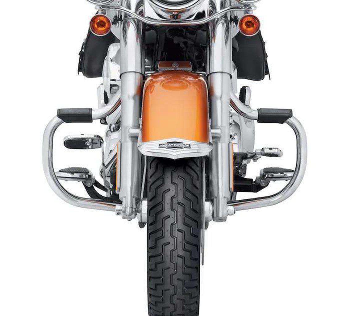 Mustache Engine Guard - &#39;00-&#39;17 Fl Softail-49140-05B-Rolling Thunder Harley-Davidson