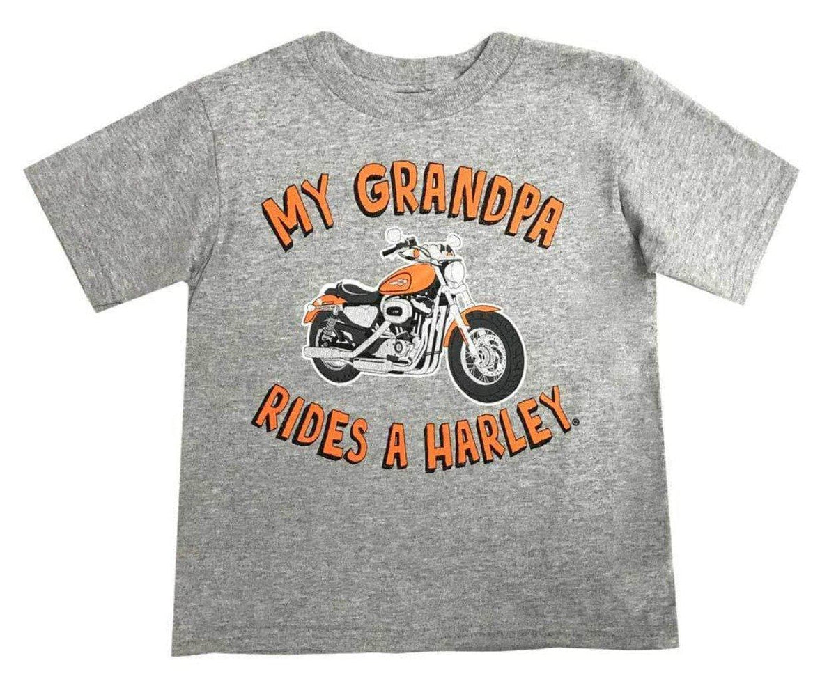 &quot;My Grandpa Rides A Harley&quot; Tee-Rolling Thunder Harley-Davidson