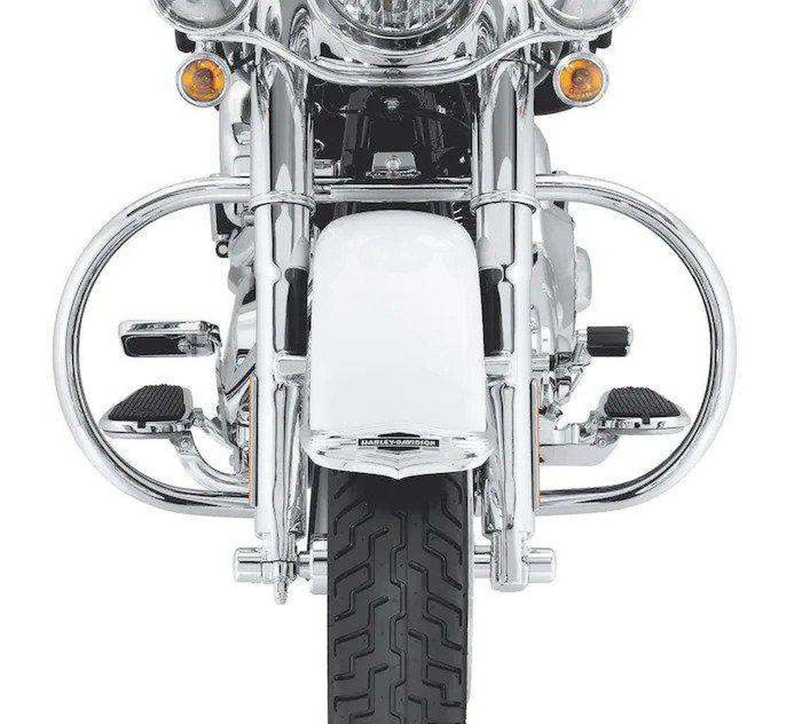 Nostalgic Curved Engine Guard - &#39;00-&#39;17 Fl Softail-49037-05A-Rolling Thunder Harley-Davidson