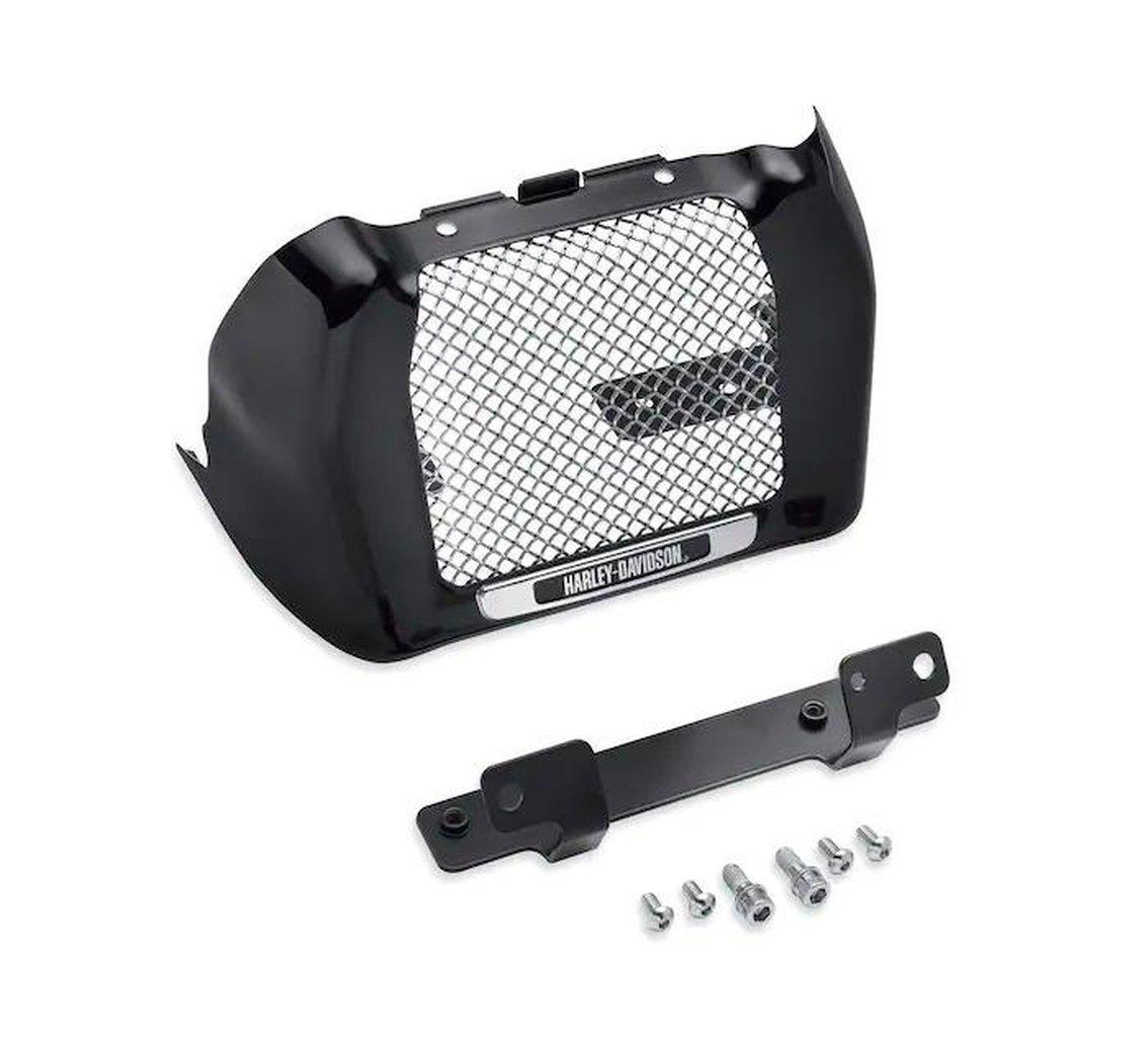 Oil Cooler Cover Kit - Gloss Black-25700634-Rolling Thunder Harley-Davidson