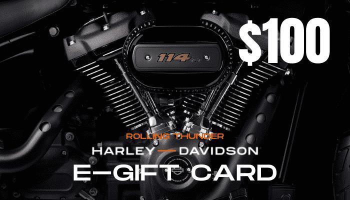 Online Store Gift Cards-VO100-Rolling Thunder Harley-Davidson