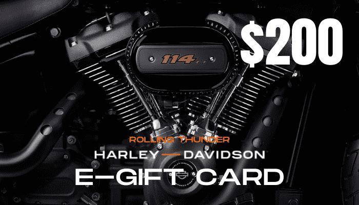 Online Store Gift Cards-VO200-Rolling Thunder Harley-Davidson