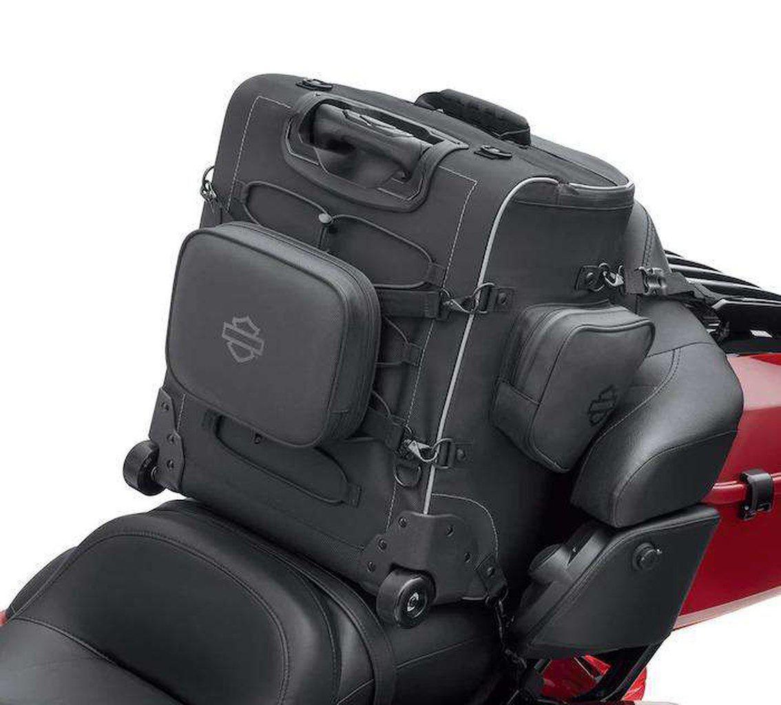Onyx Premium Luggage Backseat Roller Bag-93300126-Rolling Thunder Harley-Davidson