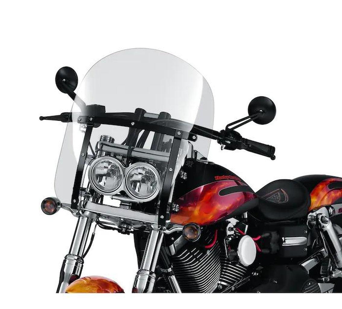 Quick-Release Compact Windshield-58617-09-Rolling Thunder Harley-Davidson