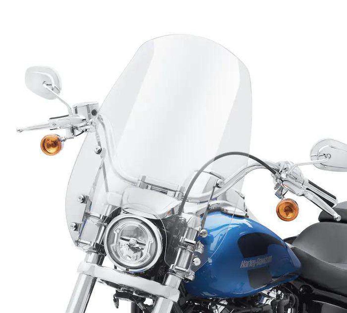 Quick-Release Super Sport Light Smoke Windshield-57301-06-Rolling Thunder Harley-Davidson