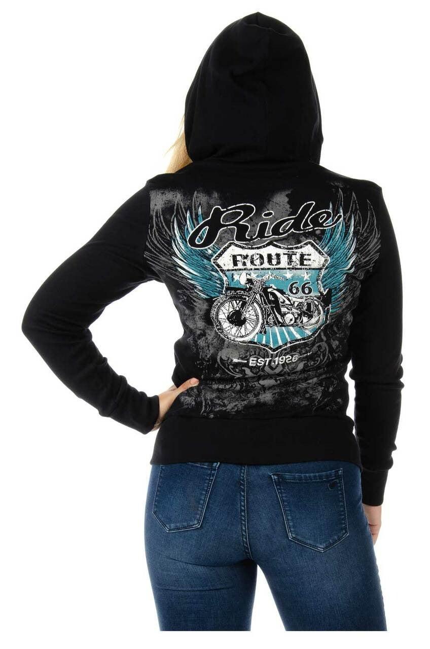 Harley davidson hoodies for women best sale