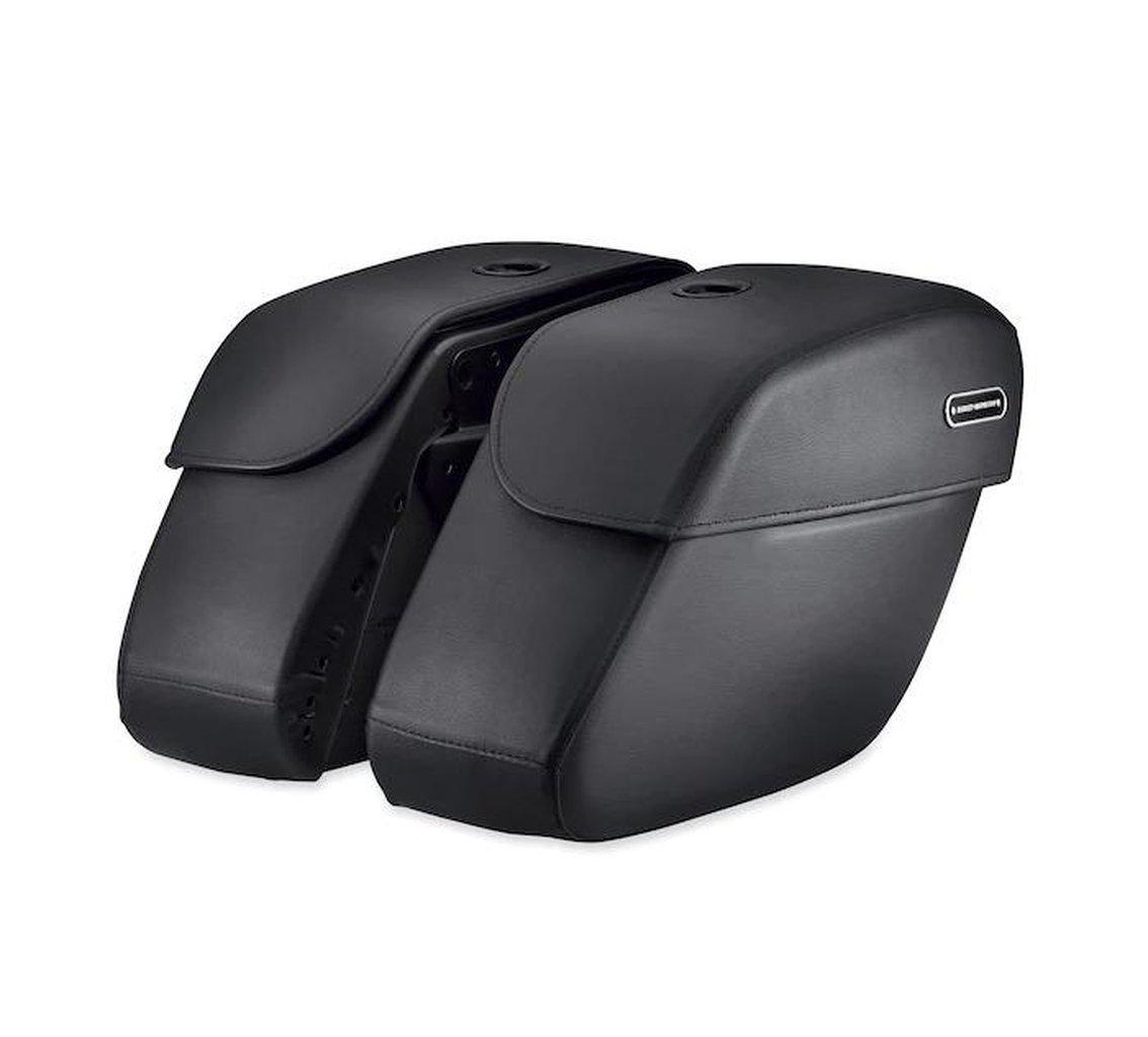 Rigid Leather Locking Saddlebags - Sportster-90201321-Rolling Thunder Harley-Davidson