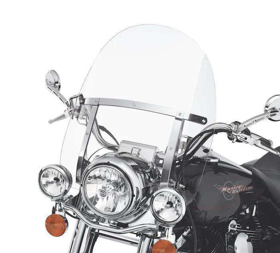 Road King H-D Detachables Windshield - 18 In. Clear-58325-06-Rolling Thunder Harley-Davidson
