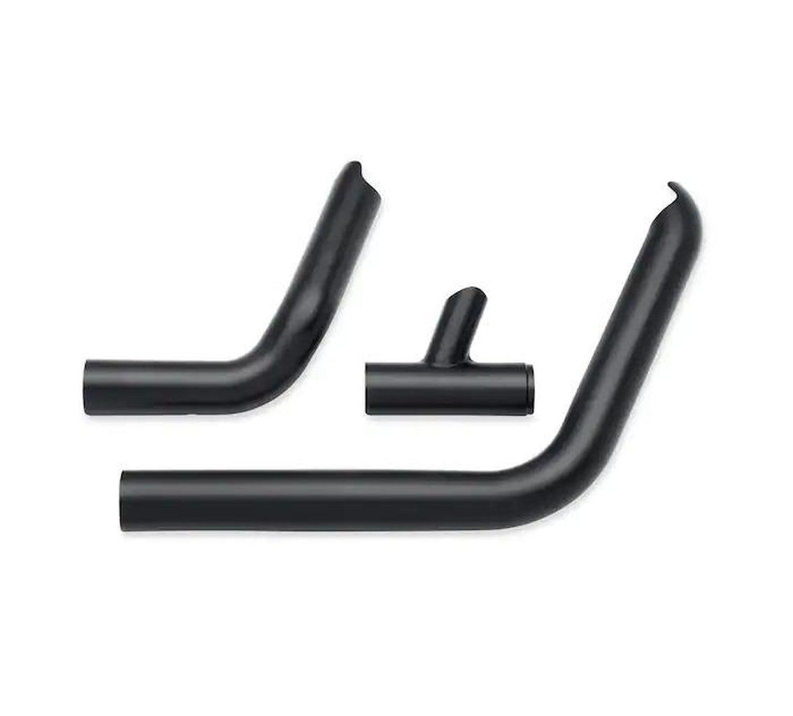 Satin Black Exhaust Shield Kit-65400459-Rolling Thunder Harley-Davidson