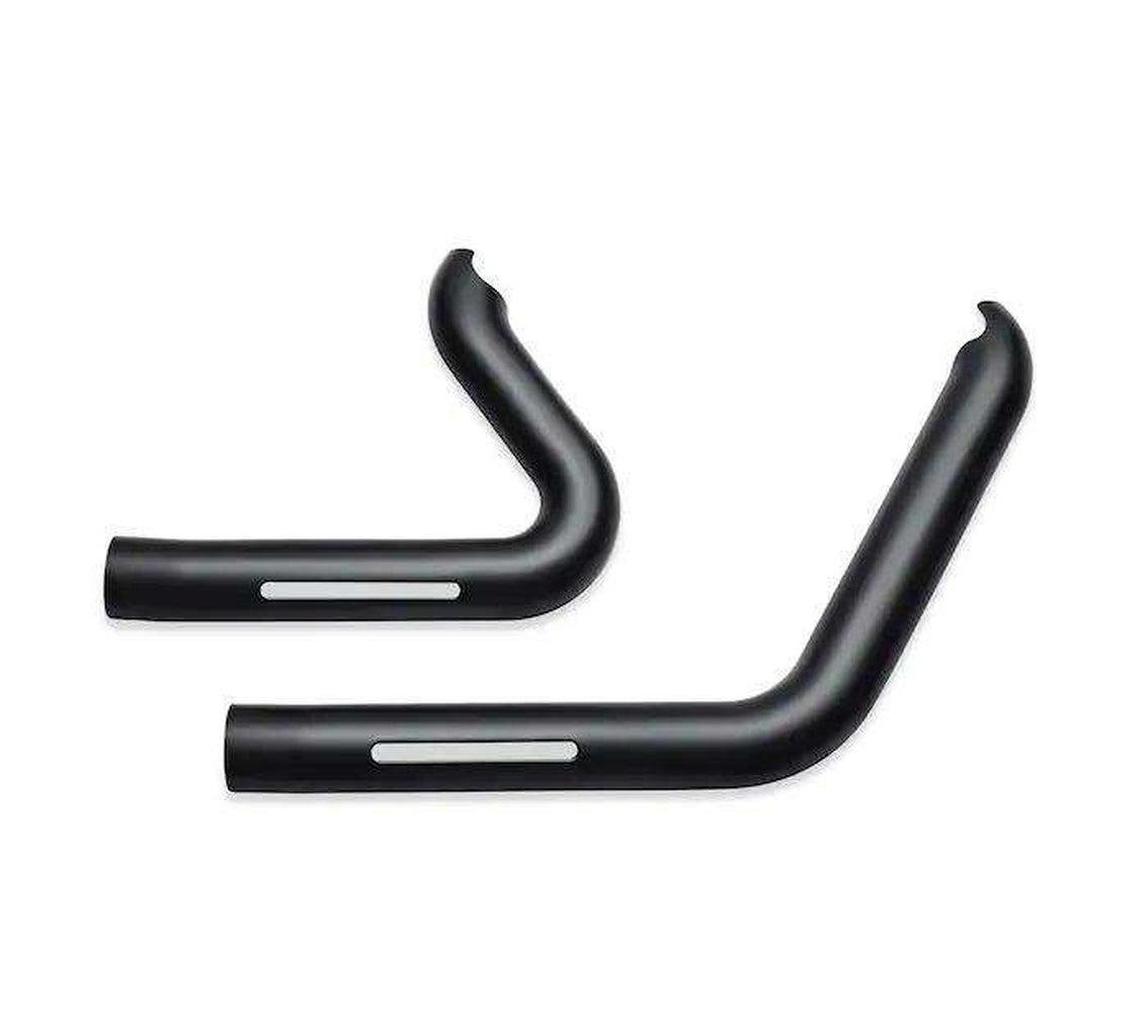 Satin Black Exhaust Shield Kit-65400460-Rolling Thunder Harley-Davidson