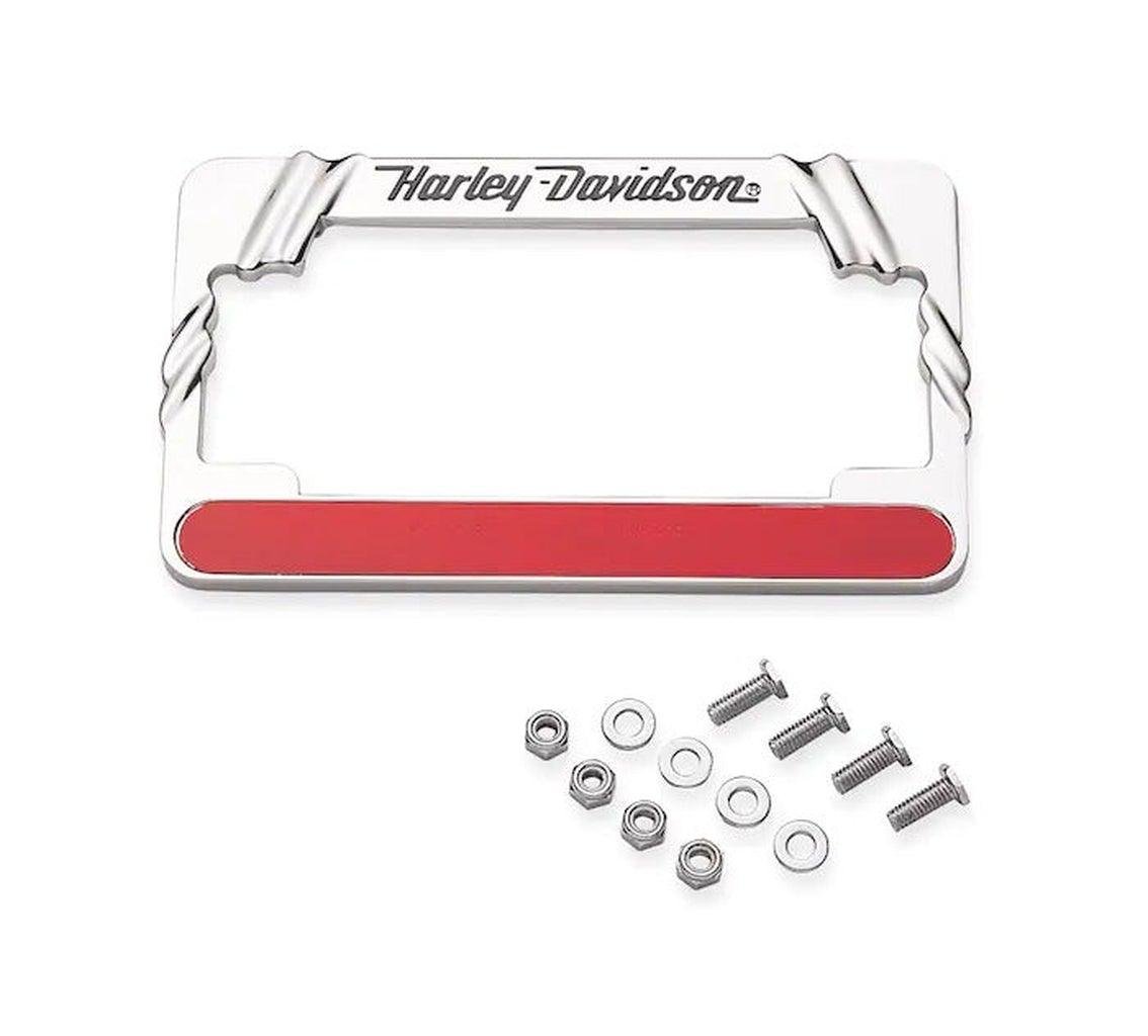 Script License Plate Frame-59141-98-Rolling Thunder Harley-Davidson