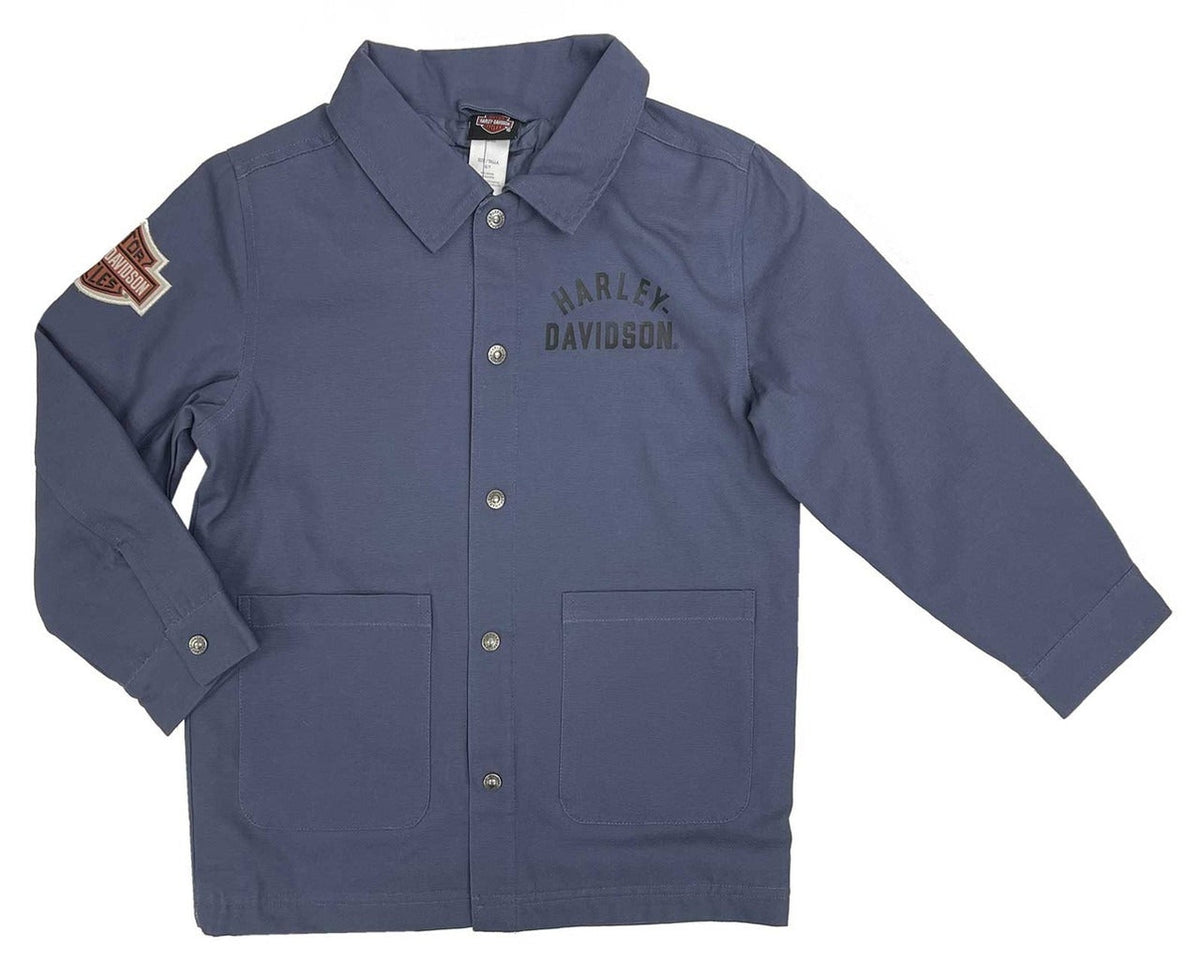 Harley-Davidson Boys Canvas Shirt/Jacket-Rolling Thunder Harley-Davidson