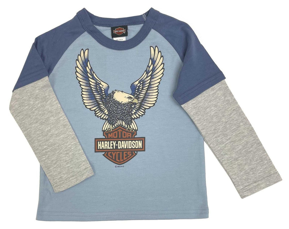 Harley-Davidson Boys Doubler Winged Eagle Tee-Rolling Thunder Harley-Davidson