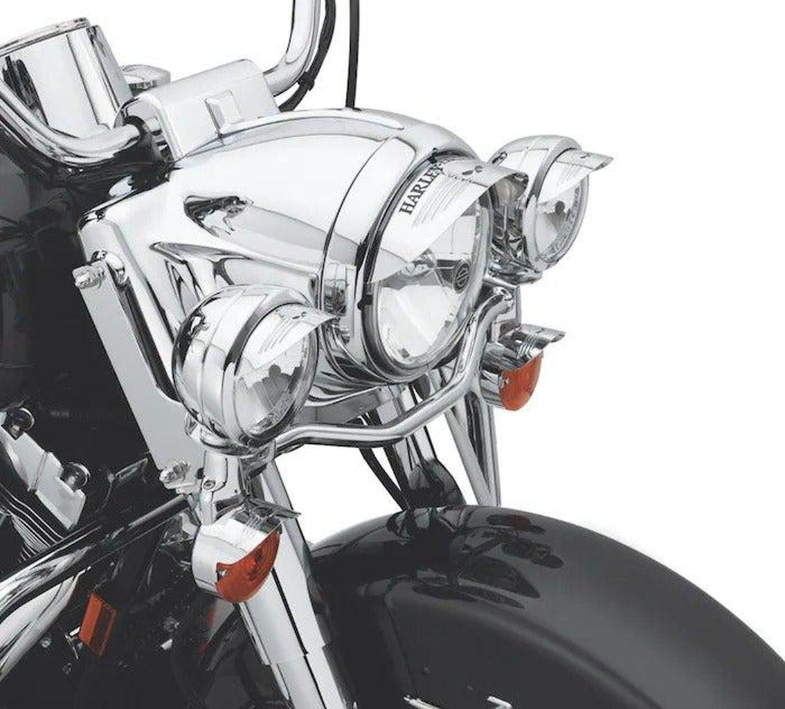 Skull Passing Lamp Visors-69795-07-Rolling Thunder Harley-Davidson