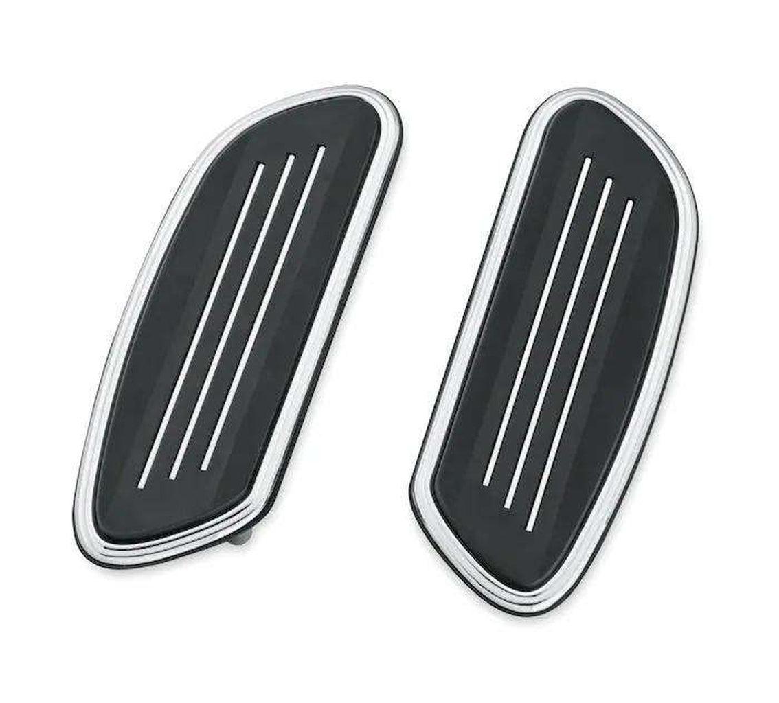 Streamliner Passenger Footboard Insert Kit- Swept Wing Shape-50420-05-Rolling Thunder Harley-Davidson