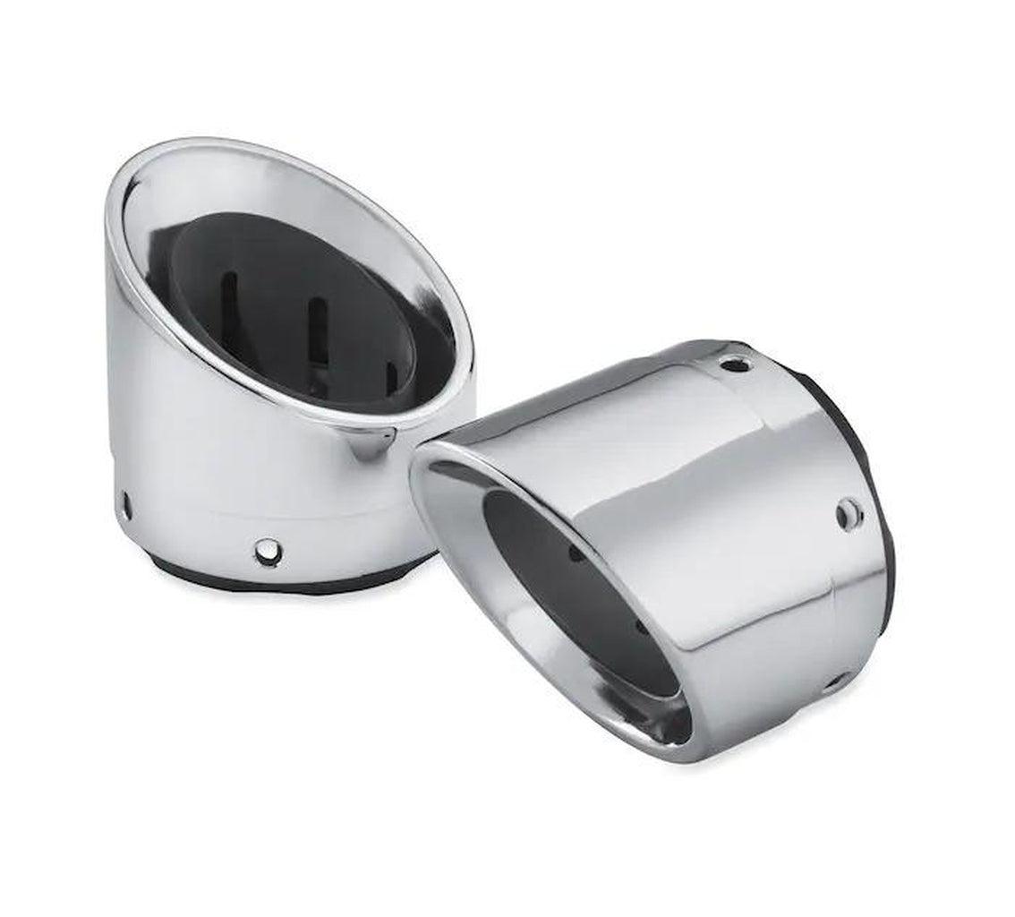 Two-Piece 4.5 In. End Caps-65100078-Rolling Thunder Harley-Davidson