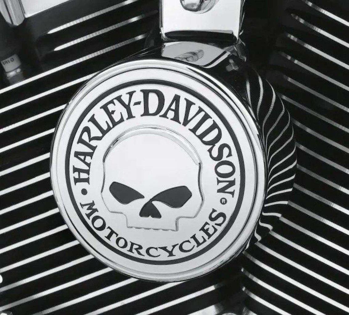 Willie G Skull Horn Cover-61300622-Rolling Thunder Harley-Davidson