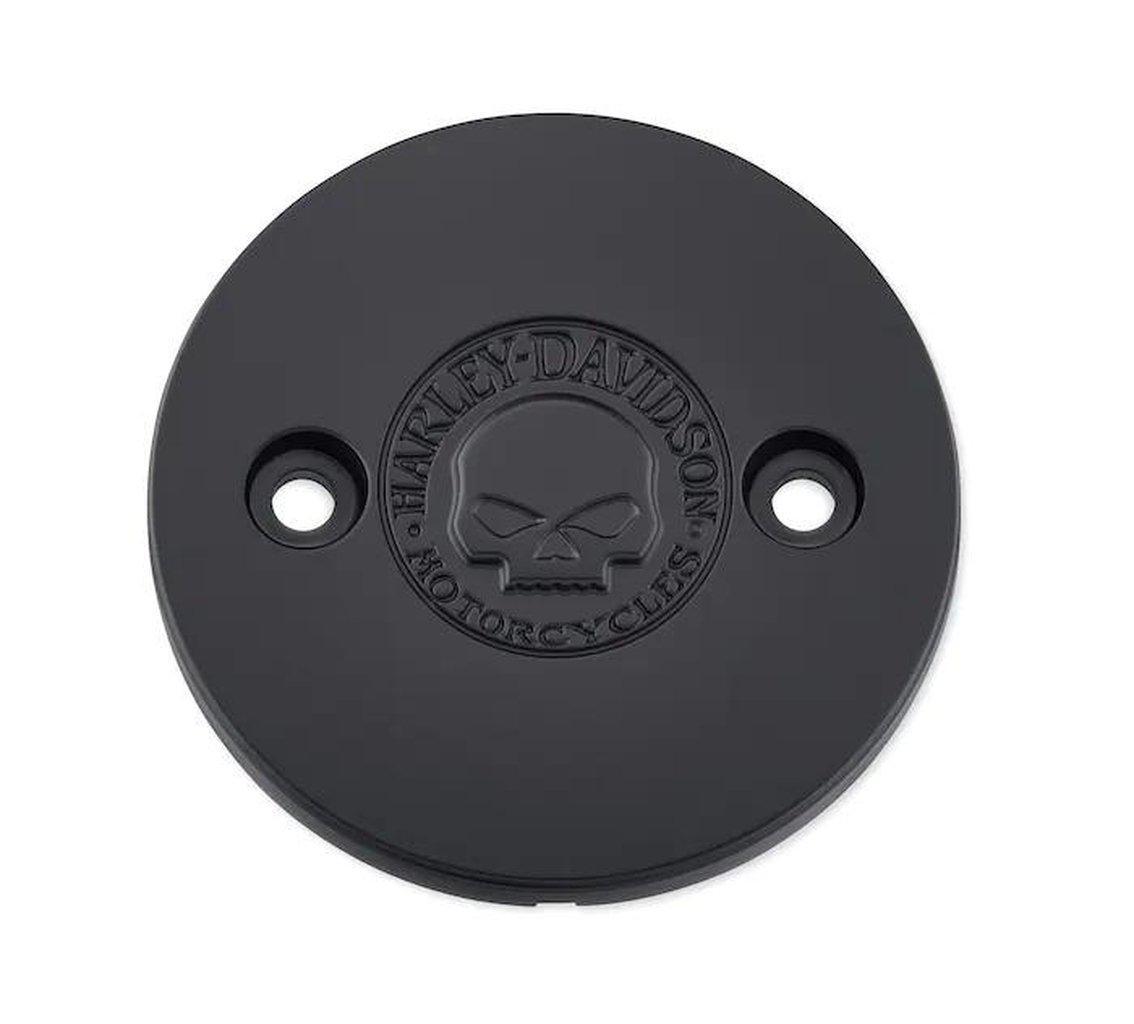 Willie G Skull Left Side Medallion-25800114-Rolling Thunder Harley-Davidson