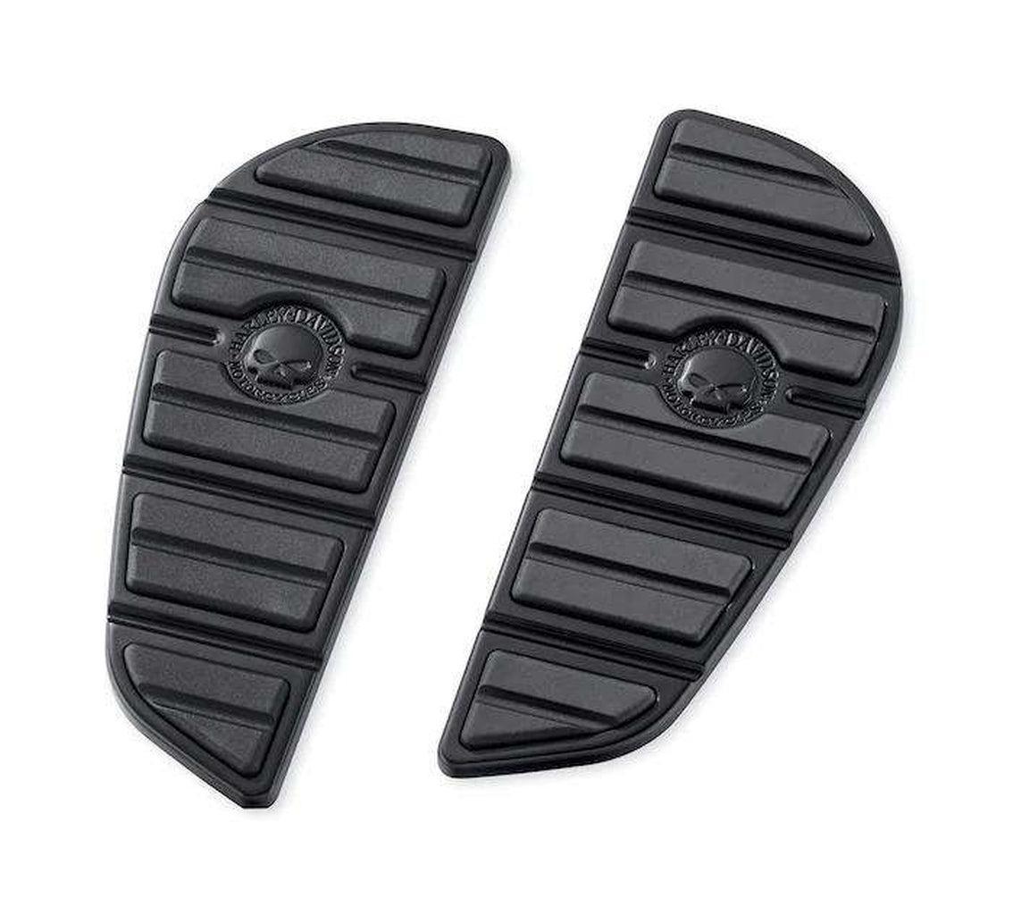 Willie G Skull Passenger Footboard Inserts-50501290-Rolling Thunder Harley-Davidson