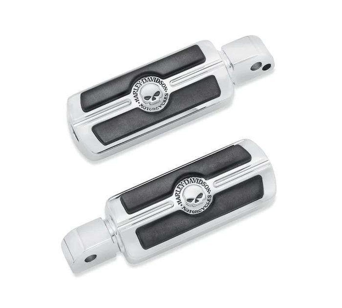 Willie G Skull Passenger Footpegs-50500858-Rolling Thunder Harley-Davidson