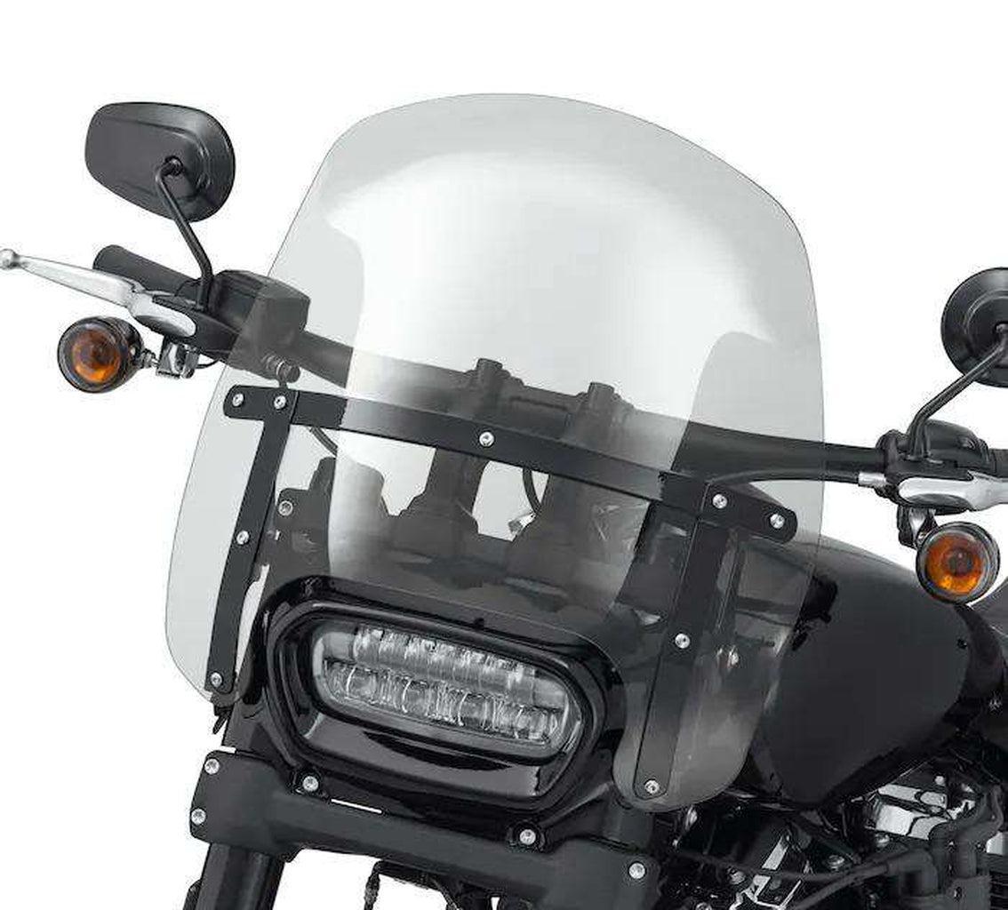 Wind Splitter H-D Detachable Compact 15 In. Light Smoke Windshield-57400330-Rolling Thunder Harley-Davidson